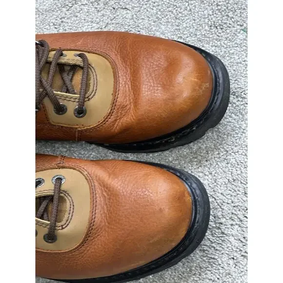 Wolverine Work Boots Mens 13M Brown Leather Lace Up Combat W04217 Slip Resistant - Picture 4 of 12